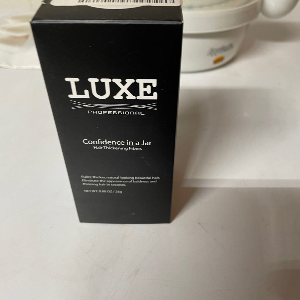 Luxe Prof Hair thickening Fibers / dark brown / brand new
